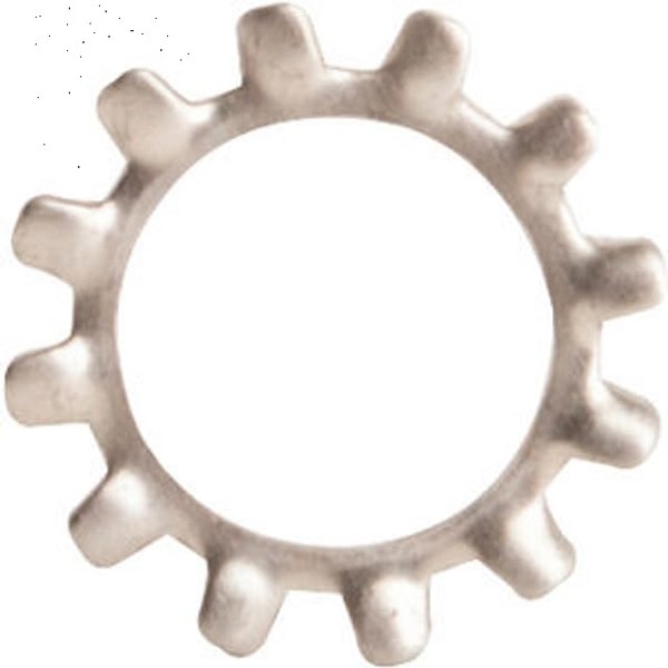 1"" External Tooth Lock Washers (Pack of 5), Zinc Plated