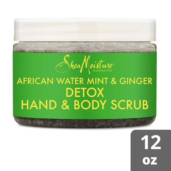 Shea Moisture African Wild Water Mint Detox & Stimulate Hand & Body Scrub