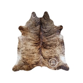 Brindle Cowhide Rug Approx. 5ft x 7ft 150 cm x 210 cm