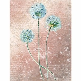 Distressed Wallpaper Rice Paper, 20.32 x 26.67 cm - 6 x Different Printed Mulberry Paper Images 30gsm Visible Fibres for Decoupage Crafts Mixed Media Collage Art