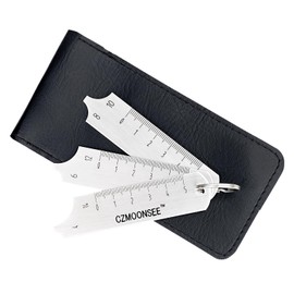 CZMOONSEE Stainless Steel 3-Piece Weld Gauge Multifunctional Welding Inspection Gauge Plug Gauge Key Set