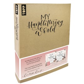 My Handlettering World Ringbuch DIN A4: Kraftpapier-Ringbuch zum individuellen Gestalten mit 8 Trennblättern
