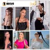 BECUS Braided Ponytail Extension,Mebeli Braid Extensions Long Braided Ponytail Extension