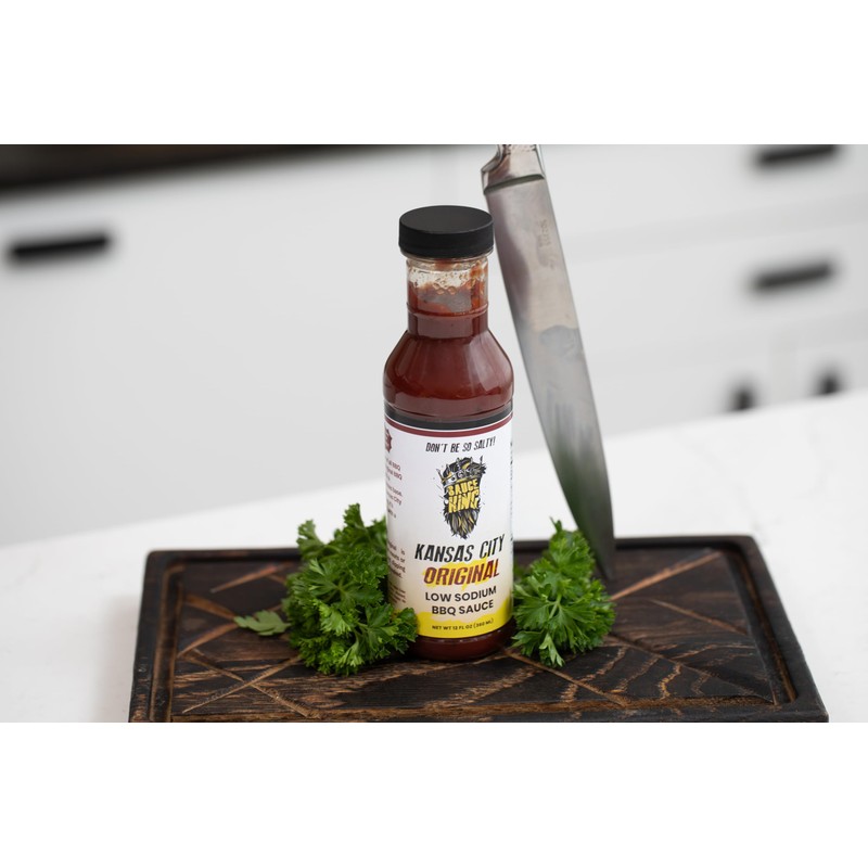 Sauce King Kansas City Low Sodium Barbecue Sauce