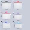Zippered File Bags, Set of 12, 6 Sizes, Zippered File,