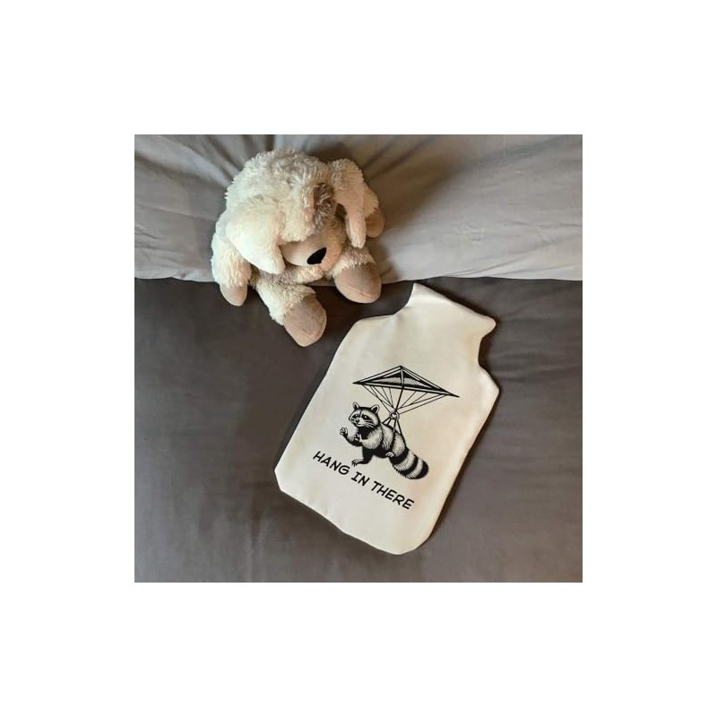 'Hang Gliding Raccoon' Hot Water Bottle Cover (HW00036765)