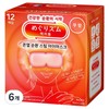 MegRhythm Thermal Circulation Steam Eye Mask Unscented, 6 Pieces, 12-Pack / 멕리듬 온열 순환 스팀 아이마스크 무향, 6개, 12개입