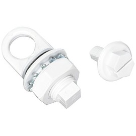 Hayward SP0404 White Cycolac Eyebolt Assembly with Locknut and Gasket
