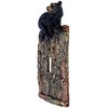 Rainbow Trading RA 4314 Black Bear Decorative Single Switch Plate