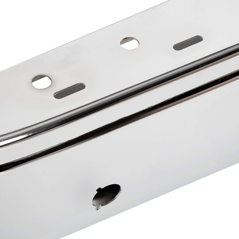 Chrome Rear Bumper End Cap Compatible with 2009-2014 Ford F150