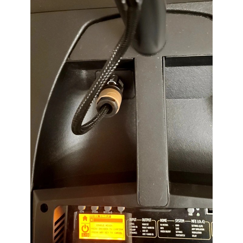 Neutrik Black Braided Speakon Cables for RCF Evox 12 Speakers
