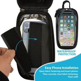 Albert Austin Waterproof Bike Frame Bag Gifts for Men Mountain Bike Sport Phone Holder