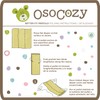 OsoCozy Better Fit Unbleached Prefold Cloth Diapers -100% Cotton, Gauze
