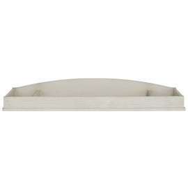 Evolur Signature Amsterdam Changing Tray, Glazed Brush White