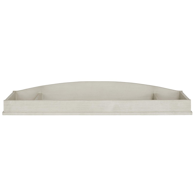 Evolur Signature Amsterdam Changing Tray, Glazed Brush White