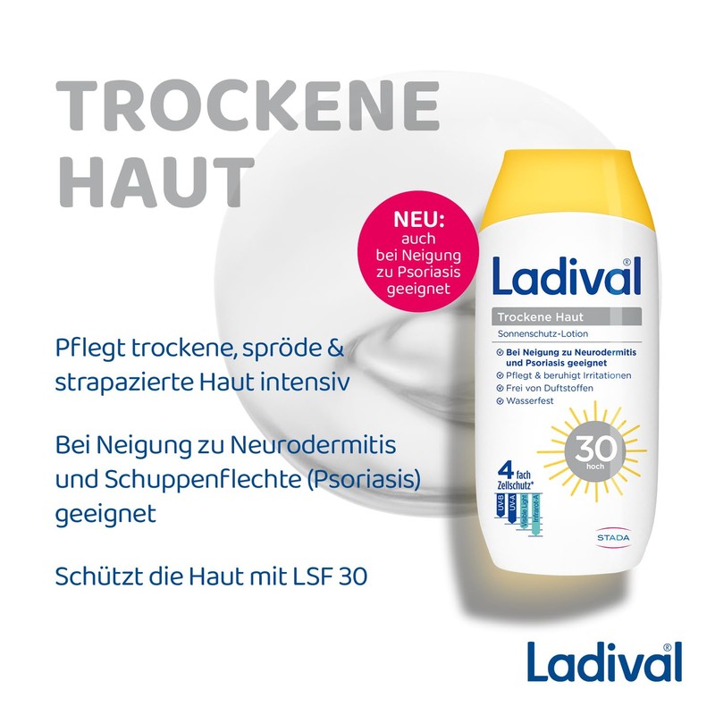 Ladival Dry Skin Sun Protection Lotion SPF 30: Sun Cream
