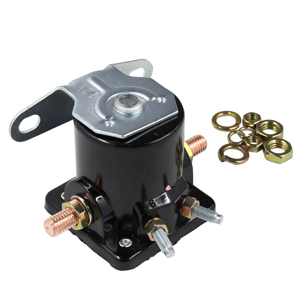 Mizoneparts 12V Starter Solenoid Relay 4 Terminal Compatible with Ford