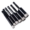 6Pcs Dry Diamond Drill Bit Kit 8 10 12 14