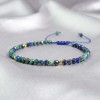 Unbranded Azurite Malachite Beaded 3mm Crystal Beads Healing Anxiety Relief