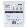 MAKITA X-Lock 4-1/2 in. Continuous Rim Diamond Blade for Ceramic