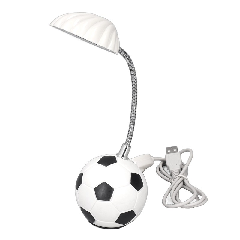 Miniature LED Table Lamp Soccer Desk Lamp Soccer Base Seashell