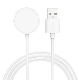 MoKo Charger Compatible with Gabb Watch 3/3e, Portable Magnetic Charger Dock with 3.3 ft/1 m USB Charging Cable for Gabb Watch 3/3e, White