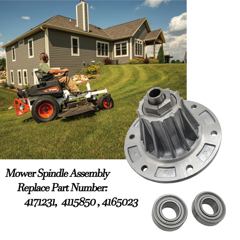 ECMTPL Lawn Mower Spindle Assembly with Bearings 4171231 Compatible with