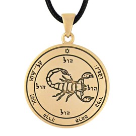 Moonlight Mysteries Bronze Fifth Pentacle of Mars Talisman for Protection