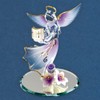 Glass Baron Angel with Bible Figurine