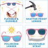 Jan & Jul Gafas de sol polarizadas flexibles con protección