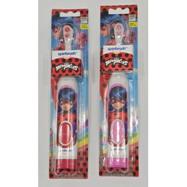 Spinbrush Miraculous Ladybug Spinbrush Electric Toothbrush Battery Style May Vary Lot Of 2
