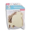 Easter Wood Shape Cutout Ornament Craft Color-Your-Own - 10 Piece