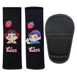 DKDDSSS 3 Piece Baby Stroller Car Seat Strap Covers, Car Seat Belt Pads, Soft Seat Belt Cushion, Harness Pads, Seat Belt Pad Cover, Backpack Shoulder Pad, Seat Belt Covers, Car Seat Strap Pads