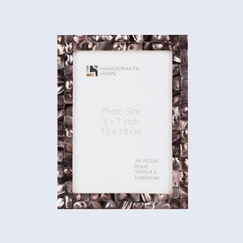 Handicrafts Home 5x7 Picture Frames - Vintage Style Wall Hanging & Desk Decor - Farmhouse Photo Frames Ideal for Living Room Office & Home Decor Picture Frame for Diploma, Wedding & Wall Decor, Grey