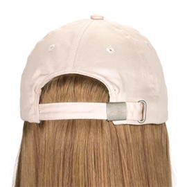 Henry Margu Hair Accents Short Hair with Beige Baseball Cap Wig (60 - WHITE)