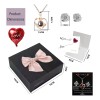 Flor Eterna Rosas Rojas Exquisita Caja Con Collar Y Regalo