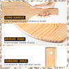 Bokon 2 Pack Wooden Pizza Peel, 16 x 14 Inch