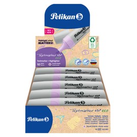 Pelikan Highlighters 490 eco Pastel Violet Pack of 10 in Folding Box