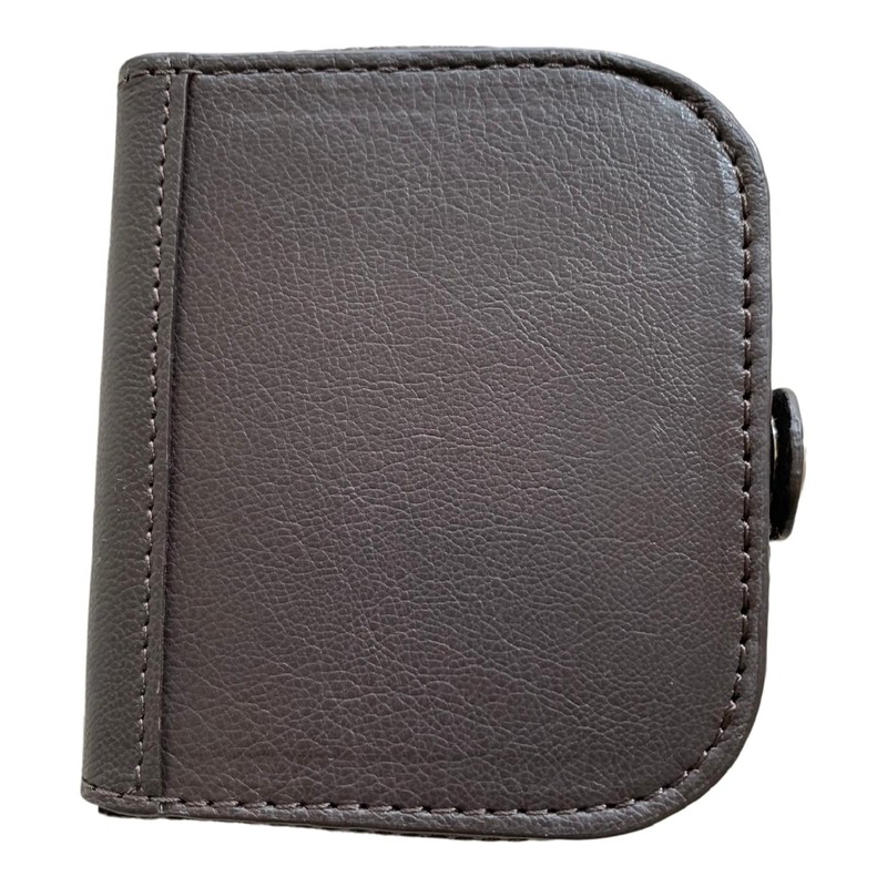 Lorenz Goat Nappa Leather Square Tray Purse with note section