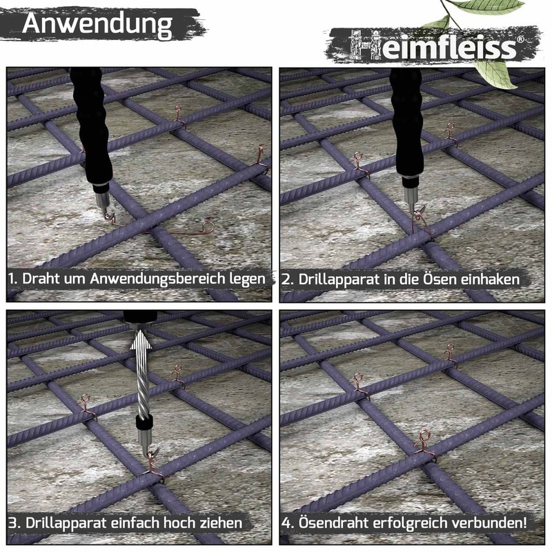 Tarpofix Drilling Accessory and Eyelet Drill Wire