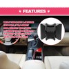 Black Center Console Cup Holder Insert Divider, Compatible with Lexus