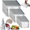 3 Size Reusable Aluminum Foil Food Storage Bags with Zipper