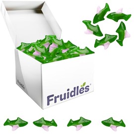 Fruidles Blue Shark Gummi Candy, Assorted Fruit Flavors Gummies, Allergy Friendly, Non-GMO, No Artificial Sweeteners Gummy (5 Pound Box)