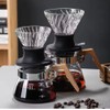 Prepare coffee according to the tea principle, immersion dripper switch,