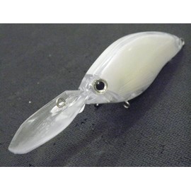 wLure 10 Blank Unpainted Deep Diver Crankbait Fishing Lures with Free Eyes UPC739