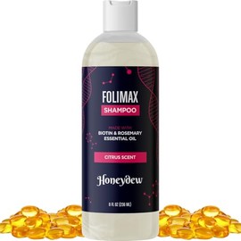 Hair Loss Shampoo for Men and Women - DHT Blocker - Biotin for Hair Growth and Regrowth Treatment - Thicker Fuller Hair Revitalizing Shampoo - Improve Circulation Scalp - Dandruff Shampoo Sulfate Free