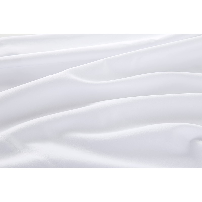 Todocama 2 x Super Soft Hypoallergenic White Cushion Covers 70x40cm