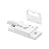 Sash Lock with Lugs, 2-1/4" Screw Holes, White