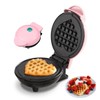 XOOMIX Mini Waffle Maker 4 Inch Plate Waffle Iron for