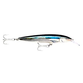 Rapala F14MAG-SJL Minnow Floating Magnum, 5.5 inches (14 cm), 0.8 oz (22 g), Live Skip Jack Lure